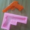 Molde de decoração de bolo em formato de pistola de simulação Molde de cozimento DIY Molde de silicone líquido para chocolate fondant