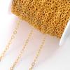 Cadena de joyería DIY de 1 m/bolsa, cadena con personalidad para el cuello, cadena de actínidos, cadena de clavícula, cadena decorativa, accesorios de cadena Y10