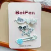 Conjunto Fofo de Presilhas de Cabelo Estrela de Cachorrinho Desenho Animado para Meninas Presilhas para Franja Presilhas para Cabelos Rebeldes Presilhas Laterais para Crianças Acessórios de Cabelo
