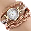 AliExpress Explosiones Personalizado Twist Reloj Pulsera de Diamantes Completo para Mujer Terciopelo Coreano Diamante Enrollado Reloj de Cuarzo