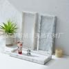 Bandeja Nórdica Rectangular de Mármol Jabonera Bandeja de Almacenamiento para Cepillos de Dientes Peine Bandeja para Cosméticos Joyería Limpiador de Manos Bandeja de Baño