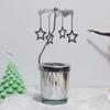 Fábrica Fuente Creativo Amazon Cielo Estrellado Vidrio Molino de Viento Corriente de Aire Caliente Romántico Aromaterapia Portavelas Giratorio Linterna Giratoria