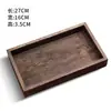 Madera de Nogal Hogar Rectangular Bandeja para Tazas de Té Japonesa de Madera Maciza Bandeja de Té Bandeja para Café Plato de Cena de Madera de Alta Gama Nuevo