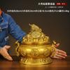 Atacado de Fábrica Sapo Dourado de Latão Ruyi Cornucópia Artesanato de Metal para Casa Enfeites de Presente Ornamentos de Cobre Decorações