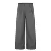 Pantalones Casuales Holgados de Pierna Ancha Unisex de Alta Gama C991 Estilo Old Money de Calle Alta con Diseño de Botones y Pliegues
