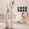 Pantalones Casuales Rectos de Air-Layer de Modal para Mujer, Delgados, Caídos, con Cordón, Bolsillos Dobles, Corte Holgado, Versión Estrecha, Pantalones Deportivos de Pierna Ancha