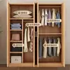 Armario Casa Dormitorio Habitación de Alquiler Madera Maciza Simple Gabinete de Almacenamiento Moderno Minimalista Ensamblado Económico Armario de Almacenamiento