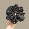 Goma para el pelo de lunares florales de hada atmosférica para mujer, estilo coreano, nicho, cuerda para el pelo, flor de pelo elegante