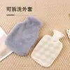 Bolsa de água quente mais vendida em 2026, design fofo de pelúcia, tamanho grande, para aquecer a barriga, material de PVC, preenchida com água, à prova de explosão, tamanho grande