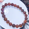 Pulsera de Cristal para Techo Super Siete Oro Negro, Pulsera de Cuarzo Super Siete Lisa Tipo Cabello al por Mayor