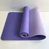 Esterilla de Yoga TPE con Logo Impreso, Nombre, Absorción de Impactos, Antideslizante, Engrosada, para Principiantes, Yoga, Fitness, Grabado de Líneas de Postura