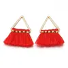 Pendientes de Aro Metálico con Borla de Abanico de Colores Accesorios para el Cabello Accesorios Colgantes Hechos a Mano DIY Colgante para Llave Colgante Pequeño