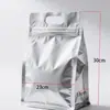 Bolsas para Envasado de Té con Impresión de Logo, Sellado de Ocho Lados, para Da Hong Pao, Pasteles de Té Blancos y Rojos, Pu'Er, Bolsas Autosellables de Pie con Lámina de Aluminio, En Stock