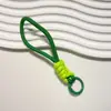 Cordão Colorido Amarrado para Celular, Chaveiro Curto Criativo, Copo d'Água, Corda Portátil, Corda para Tampa de Copo, Alça Antiperda da Moda