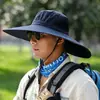Sombrero de Sol con Ala Extra Ancha de 15 CM, Sombrero Tipo Cubeta Transpirable para Pesca, Senderismo, Actividades al Aire Libre, Protección UV
