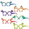 Mj027 Gafas Máscara Fiesta de Cumpleaños 12 Piezas en una Bolsa Fiesta Niño Dinosaurio Festival Máscara Gafas