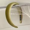 Diadema de esponja con parte superior de calavera alta de terciopelo dorado retro de estilo coreano para otoño e invierno, elegante diadema femenina con horquilla de presión para celebridades de Internet que combina con todo