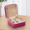 Caja de Joyería Mini Simple Personalizada, Compacta y Portátil para Pendientes, Anillos, Caja de Almacenamiento de Joyería, Caja de Almacenamiento de Joyería, Bolsa con Cremallera
