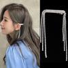 Grampo de Cabelo Sem Costura com Diamante Estilo Liu Shishi Estilo Coreano Franja Diamante Brilhante Estilo Fada Lateral Alto Estilo Clipe de Temperamento Acessório de Cabeça
