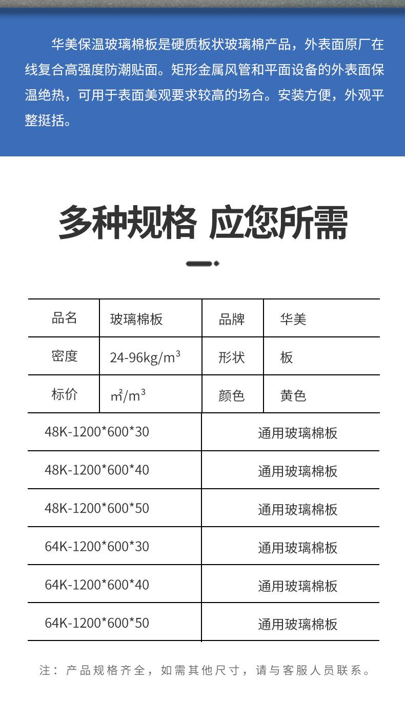 华美通用玻璃棉