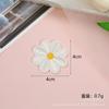 Novos Patches de Tecido de Flores, Patches Bordados Coloridos de Margaridas, Patches Criativos para Decoração de Sapatos e Chapéus, Etiquetas de Tecido para Decoração de Roupas