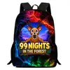 Mercancía de Juego Mochila de Dibujos Animados 99 Noches en el Bosque para Estudiantes de Primaria y Secundaria
