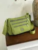 Bolsa Feminina Casual Simples com Múltiplos Bolsos, Bolsa Transversal Ultraleve, Bolsa de Ombro, Versátil e Fashion, Leve com Múltiplos Zíperes Bolsa para Mamãe