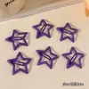 Acessórios Dopamina de Verão Quente Cores Doces Estrelas de Cinco Pontas Prendedor de Cabelo Pequeno Franja Infantil Lado Cabelo Desfiado Prendedor de Cabelo