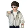 Chaqueta con Capucha de Patchwork a Cuadros de Primavera para Niños y Niñas, Cardigan Elegante de Patchwork con Bloques de Color, Ropa Versátil de Estilo Casual Deportivo