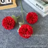 Nueva Flor Artificial de Crisantemo de 3 Bolas para Decoración de Boda, Arreglo Floral, Fondo, Adorno de Decoración para el Hogar