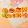 Resina Caricatura Comida Juguete Accesorios Bricolaje Pegamento de Crema Funda de Teléfono Pegatinas Postre Realista Pan Adornos Decorativos Lindos
