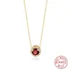 Collar de Cadena para Clavícula Redonda de Plata de Ley S925 Incrustado con Diamantes de Colores con Accesorios y Pendientes de Perla al por Mayor Primavera/Verano 2026
