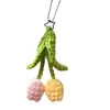 Nuevo Llavero Colgante de Tulipán Tejido a Mano Estilo Fresco Ins Colgante Pequeño Creativo Colgante para Bolso Venta al por Mayor