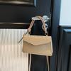 Bolso Nuevo Diseño Coreano 2025, Textura de Moda, Bolso Pequeño Cuadrado Retro Cruzado, Bolso de Hombro Sencillo y Elegante para Niña, Moderno