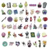 50 Pegatinas Nuevas de Brujas Transfronterizas Pegatinas Impermeables Material para Decoración DIY de Maleta, Cuaderno, Patineta Pegatinas
