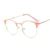Óculos de Armação para Sobrancelha Retrô Japonês e Coreano Jamie K1297, Adequado para Lentes de Grau, Óculos Planos Artísticos para Estudantes Homens e Mulheres