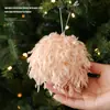 Nova Fita de Lamê Prata de Natal, Bolas de Espuma, Enfeites para Árvore de Natal, Decorações Criativas de Natal para Criar uma Atmosfera Festiva, Decorações de Festa