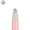 Tubo de squeeze biselado personalizado de 15g para gloss labial, tubo macio requintado para glaze labial, frasco pequeno para embalagem de amostra de viagem