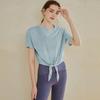 Nueva Camiseta Deportiva Ligera de Secado Rápido Manga Corta para Mujer Ropa de Yoga Blusa Holgada Talla Grande Ropa de Fitness Top Verano