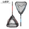 27703 Leo/Lou [Red Plegable Triangular de Sección Única de Aleación de Aluminio] Red de Mano para Pesca con Mosca Equipo de Pesca