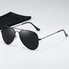 Gafas de sol polarizadas clásicas de aviador con montura de acero fino 3025 para hombre, gafas de sol estilo aviador para mujer, gafas geniales al por mayor
