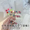 Tablero de Muestras de Color con Gancho Acrílico para Uñas Ins Estilo Coreano Tablero de Exhibición de Puntas de Uña Tablero de Exhibición de Trabajos de Uñas