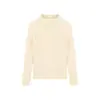 Top de Invierno 2024 para Niñas Amybaby Nuevo Color Sólido Versátil Suéter Cálido de Cuello Alto Falso