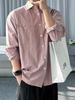 Camisa de manga larga MYQ Tooling para hombre, camisa informal holgada de primavera, ropa de nicho de alta gama de moda coreana