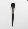 Pincel para Blush com Cabo Único de Madeira, Pincel para Sombra, Cerdas de Fibra Artificial, Pincel de Maquiagem de Luxo em Jacarandá, Ferramenta de Beleza