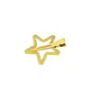 Pinza para el pelo de estrella de cinco puntas Dopamine Girl Súper Q Color Gelatina Estrella Clip de un carácter Dulce Clip sin marcas Clip para patillas laterales