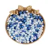 Perlas Redondas Imitación Perla No Porosas Iridiscentes de ABS Cuentas Sueltas Accesorios para Joyería DIY Uñas Arte Pegamento Cremoso Materiales de Perla