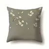 Funda de Almohada Geométrica de Rama de Hoja para Sofá, Funda de Cojín de Oficina de un Solo Lado, Funda de Almohada para Sala de Estar, Funda de Almohada Lumbar para Ciclismo