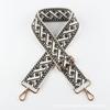 Correa de hombro ancha de 5 cm, moderna, combinable con todo, accesorios personalizados para bolsos con nuevo patrón jacquard, correa de hombro para bolso alargada y ensanchada