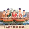 Estatua de Buda de cinco caras Buda Pilugana Buda Amitabha Buda de cinco caras Estatua de Buda de resina 88cm 1.3 m 1.8 m